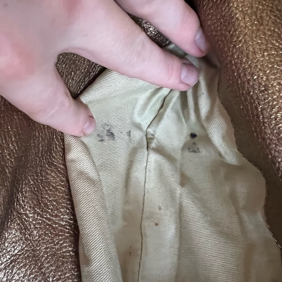 ✨✨CHLOE Metallic Gold Leather Silverado Bag Pewter Shade - Picture 13 of 14